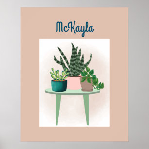 Personalized Plant Lover Wall Art