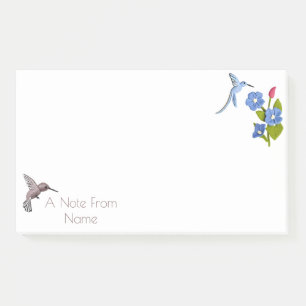 Personalized Playdoh Hummingbird Post Its Post-it Post-it Notes