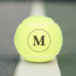 Personalized Player Coach Team Monogrammed Initial Tennis Balls at Zazzle