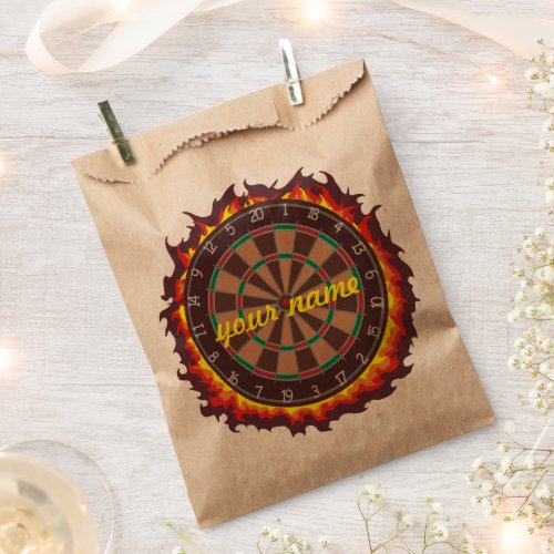 Personalized Player Darts Favor Bag