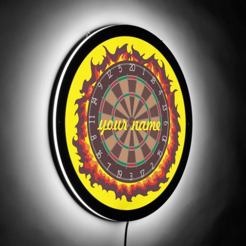 Personalized Player Darts LED Sign