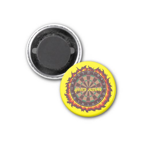 Personalized Player Darts Magnet