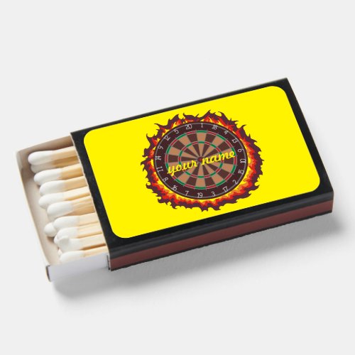 Personalized Player Darts Matchboxes