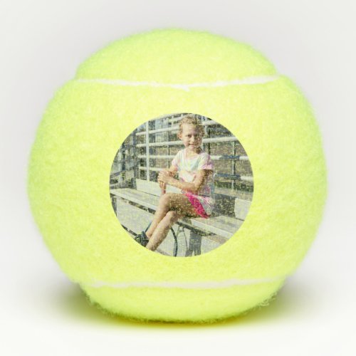 Personalized Player Photo Tennis Balls