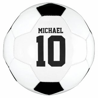 Personalized Player Soccer Ball