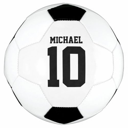 Personalized Player Soccer Ball