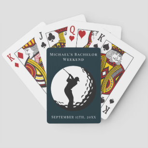 Personalized Playing Cards Bachelor Golf Weekend