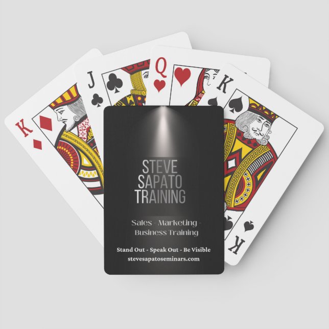 Personalized Playing cards for your business (Back)