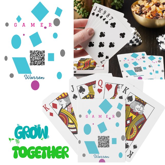 Personalized Playing Cards, Groovy Create Your Own Poker Cards (Creator Uploaded)