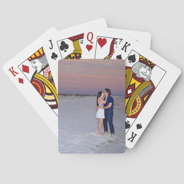 Personalized playing cards. poker cards (Back)