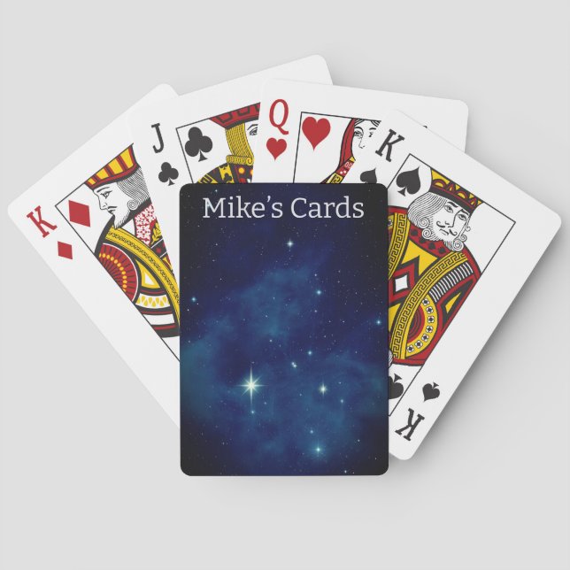 Personalized playing cards, poker cards (Back)