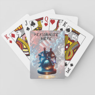 Personalized Playing Cards:  Strength and Unity Playing Cards