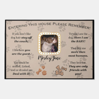 Personalized Please remember entering this Doormat