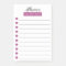 Personalized Plum To Do List Post-it Notes