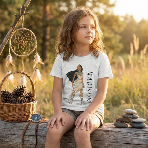 Personalized Pocahontas Disney Princess Tri-Blend Shirt