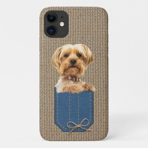 Personalized Pocket Dog Phone Cover