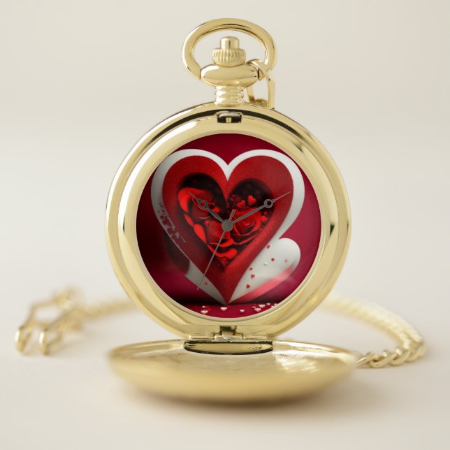 Personalized pocket watch Gold (Inside)