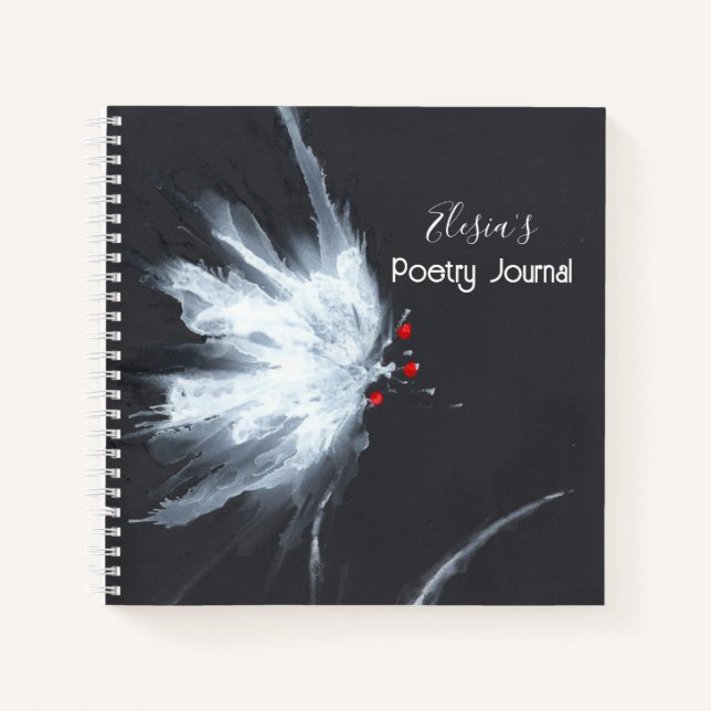 Personalized Poetry Botanical Journal (Front)