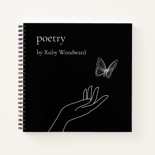 Personalized poetry notebook