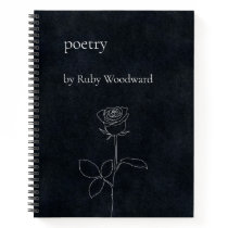 Personalized poetry notebook Personalized poetry notebook