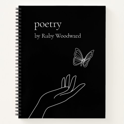 Personalized poetry notebook