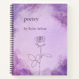 Personalized poetry notebook