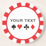 Personalized Poker Chip Coasters at Zazzle