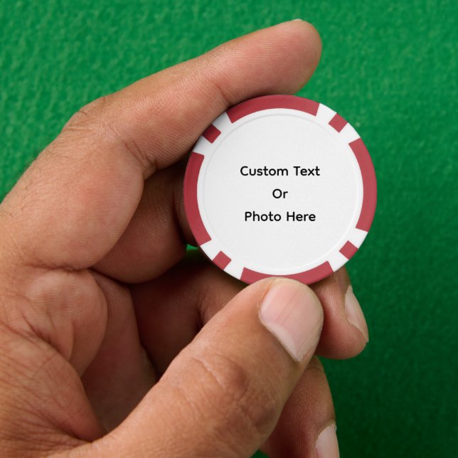 Personalized Poker Chips (Hand)