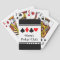 Personalized poker club playing cards with suits