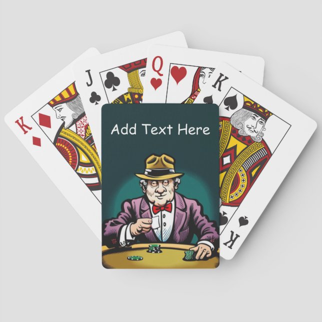 Personalized Poker Playing Cards (Back)