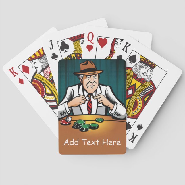 Personalized Poker Playing Cards (Back)