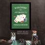 Personalized Poker Room Welcome Sign