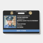 Personalized Police Officer Law Enforcement ID Badge