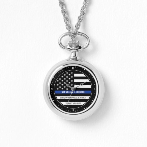 Personalized Police Officer NAME Law Enforcement Watch