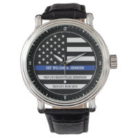 Personalized Police Officer NAME Law Enforcement Watch