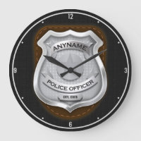 Personalized Police Officer Sheriff Cop NAME Badge