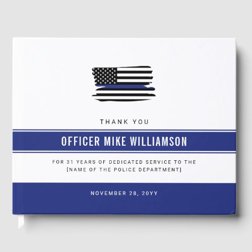 Personalized Police Retirement Celebration