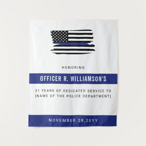Personalized Police Retirement Celebration