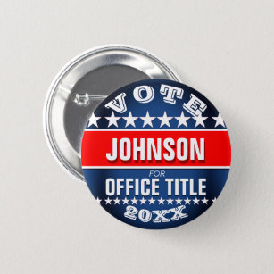 Personalized Political Button