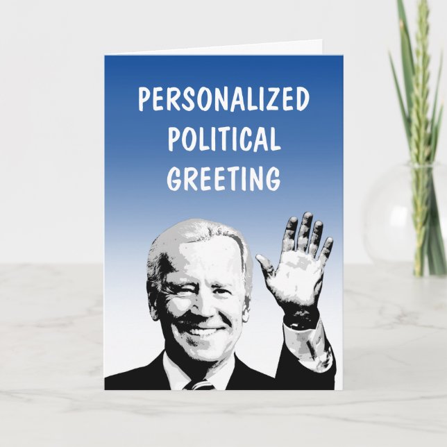 Personalized Political Greeting Card (Front)