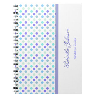Personalized: Polka Dot Notebook