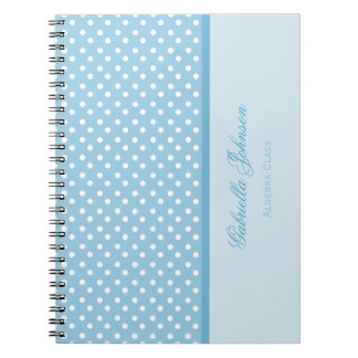 Personalized: Polka Dot Notebook