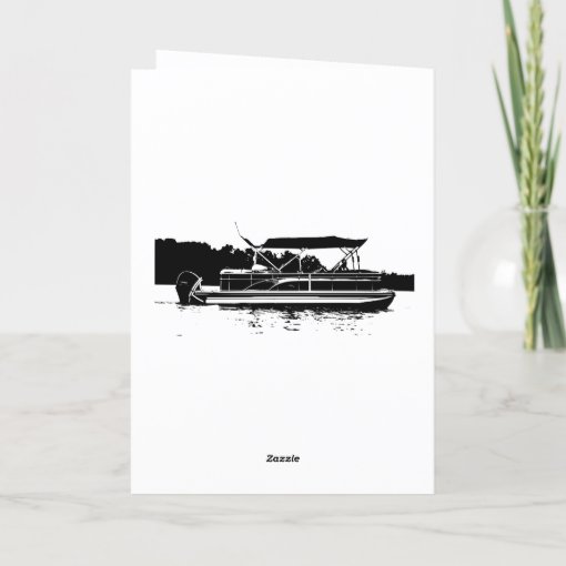 Personalized Pontoon Boat Owners Birthday Card Zazzle