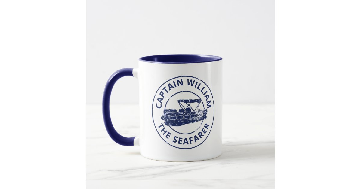 Pontoon Boat Gifts, Pontoon Captain Mug, Personalized Pontoon Gift