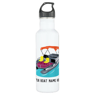 Personalized Pontoon Boat Water Bottle