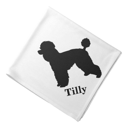 Download Personalized Poodle Dog Bandana | Zazzle.com