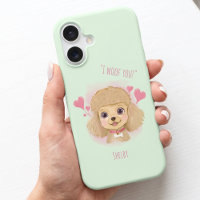 Personalized Poodle iPhone Case – I Woof You Gift