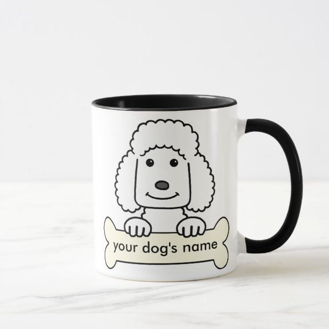 Personalized Poodle Mug (Right)