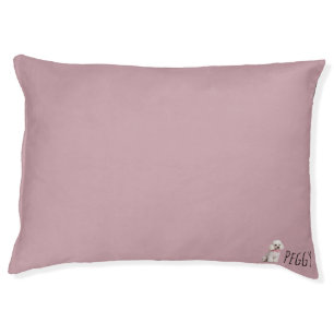 Personalized Poodle Name Dog Bed