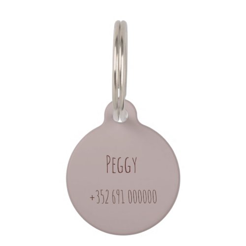 Personalized Poodle Name ID Tag